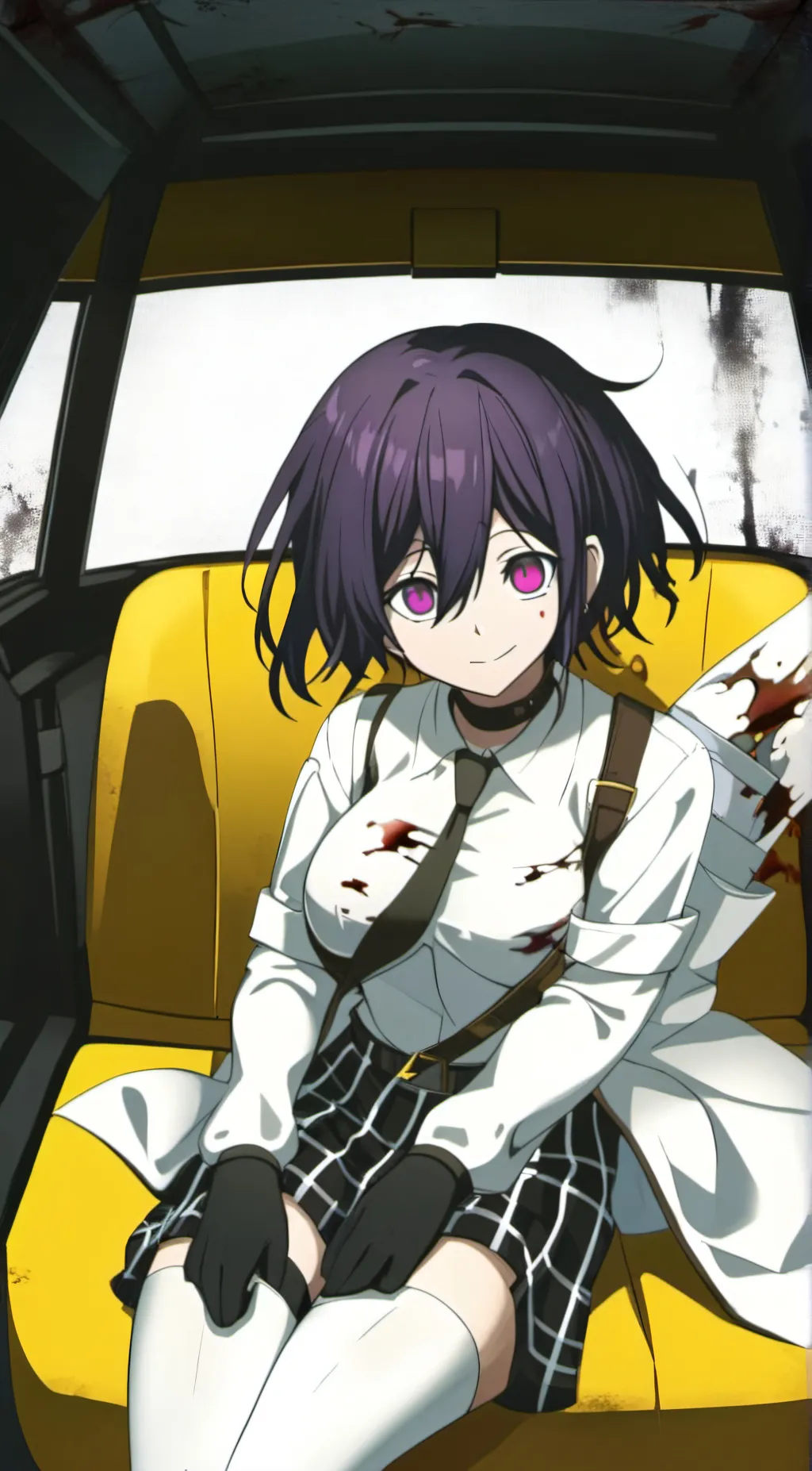 ai character: Kokichi Ona background