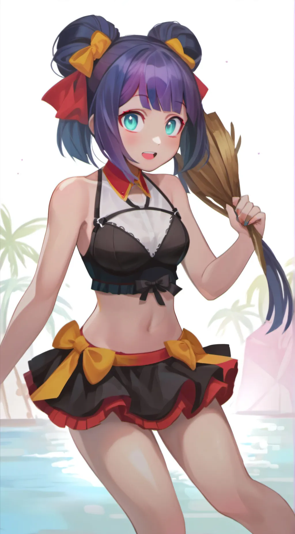 ai character: moonlight  background