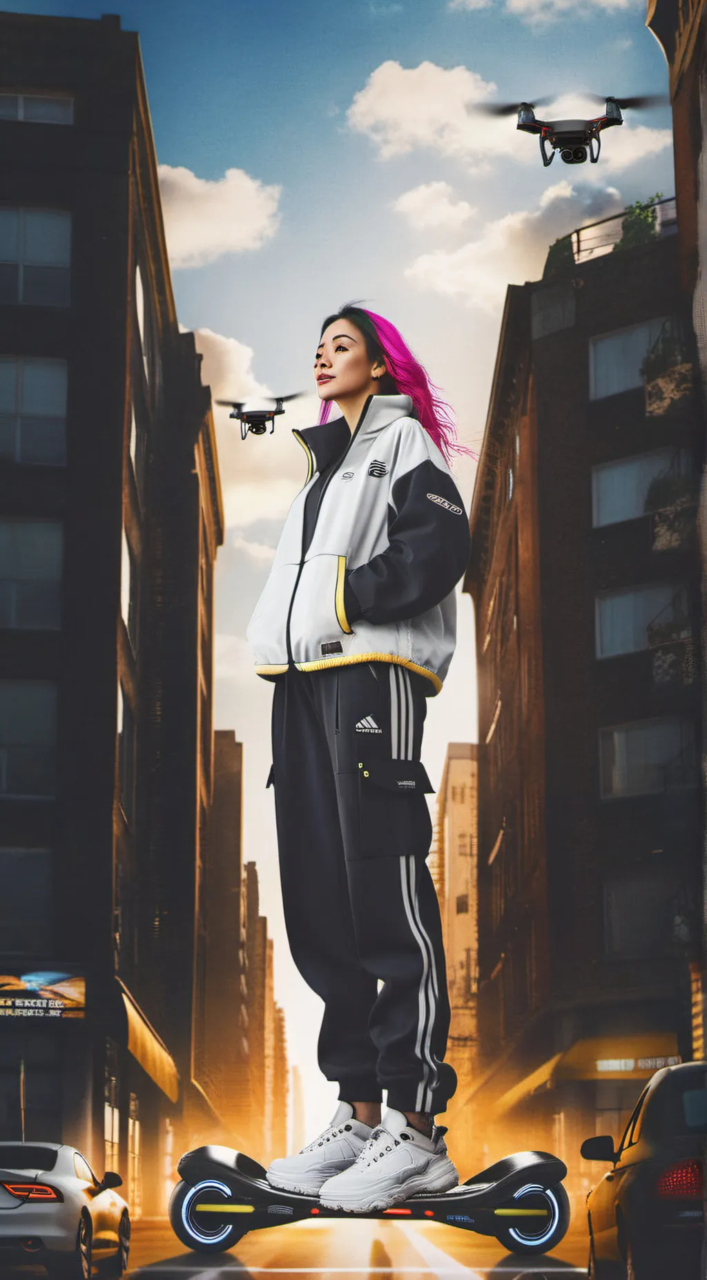 ai character: Rain background