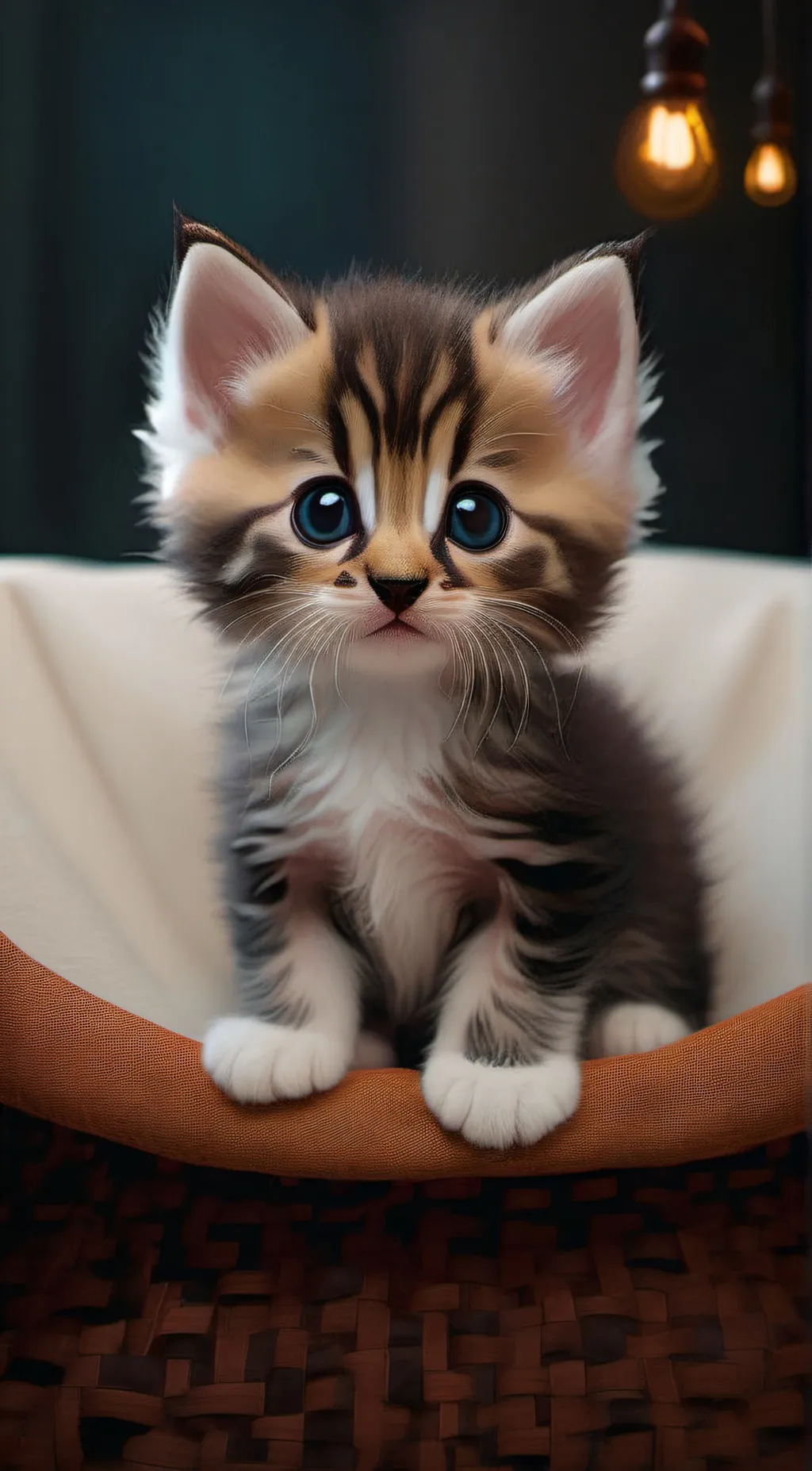 ai character: marshmallow background