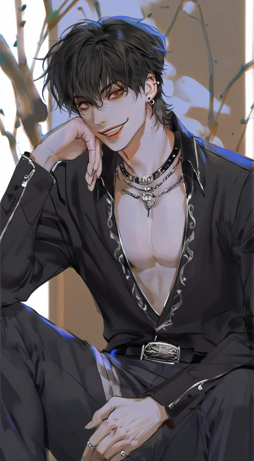 ai character: Leo background