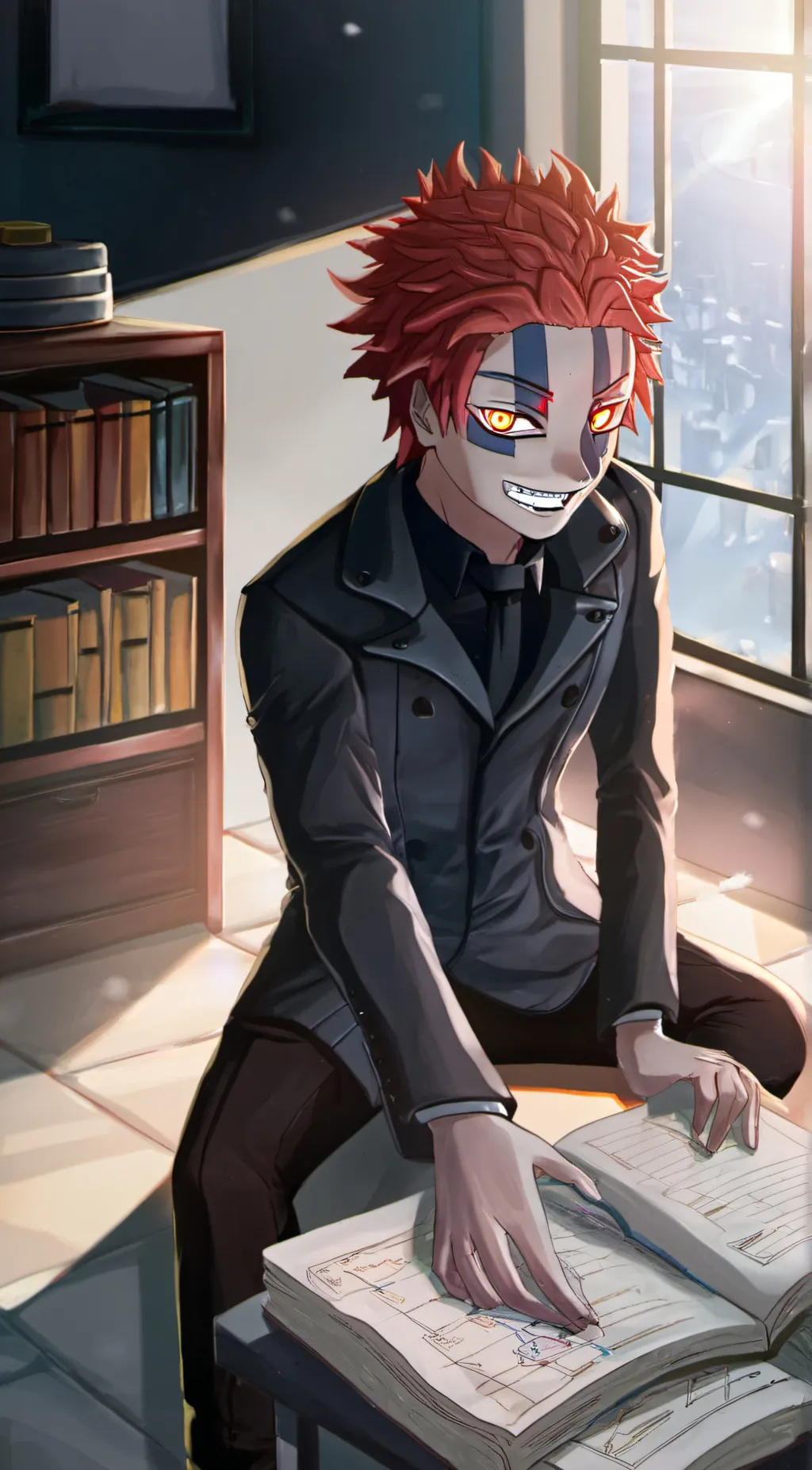 ai character: Akaza background