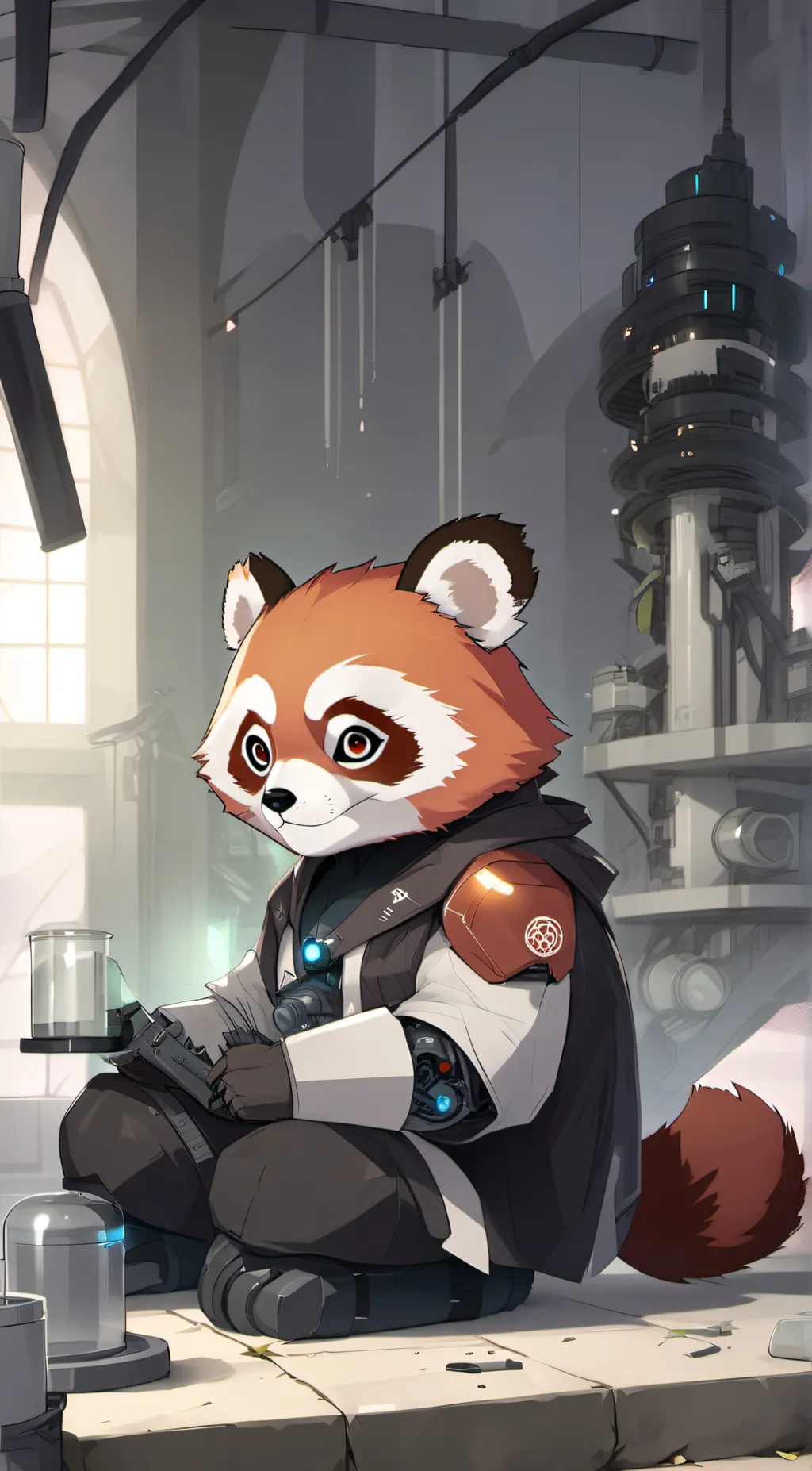 ai character: Moon background