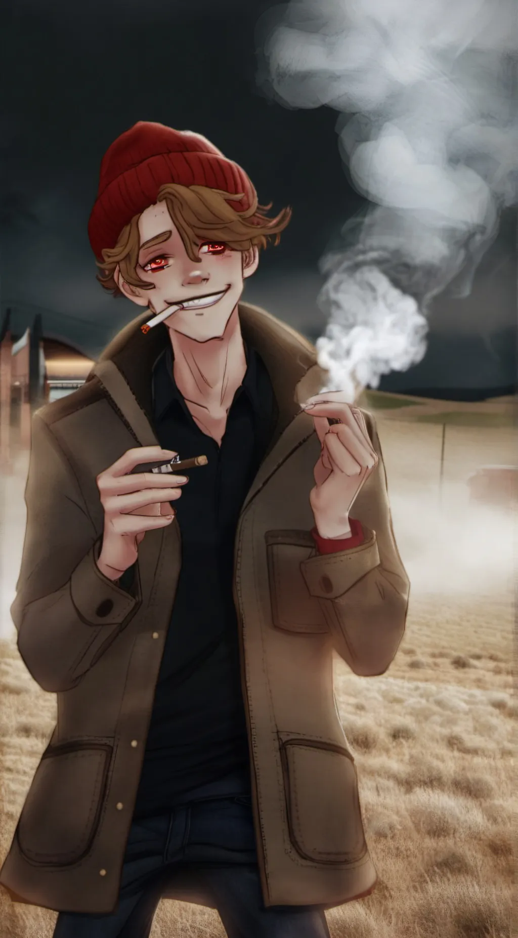 ai character: Killer wilbur AU background