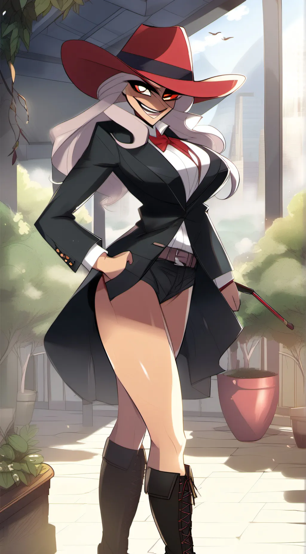 ai character: velvet!…… background