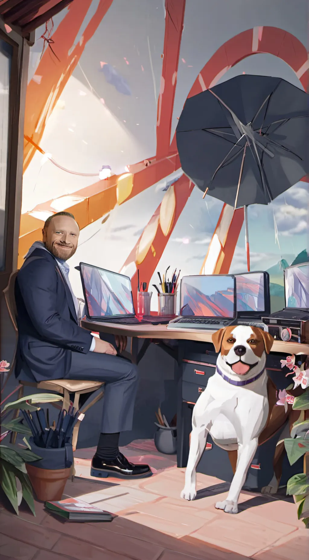 ai character: Dr. Phil background