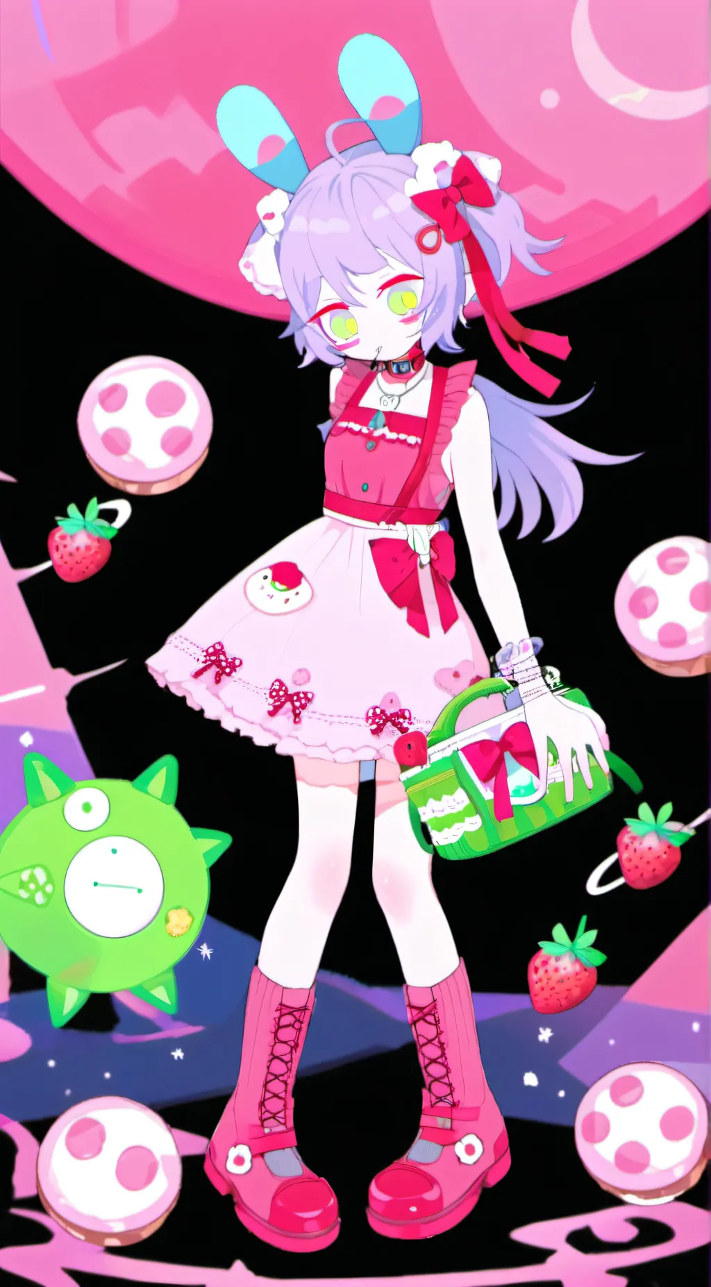 ai character: Manukena background