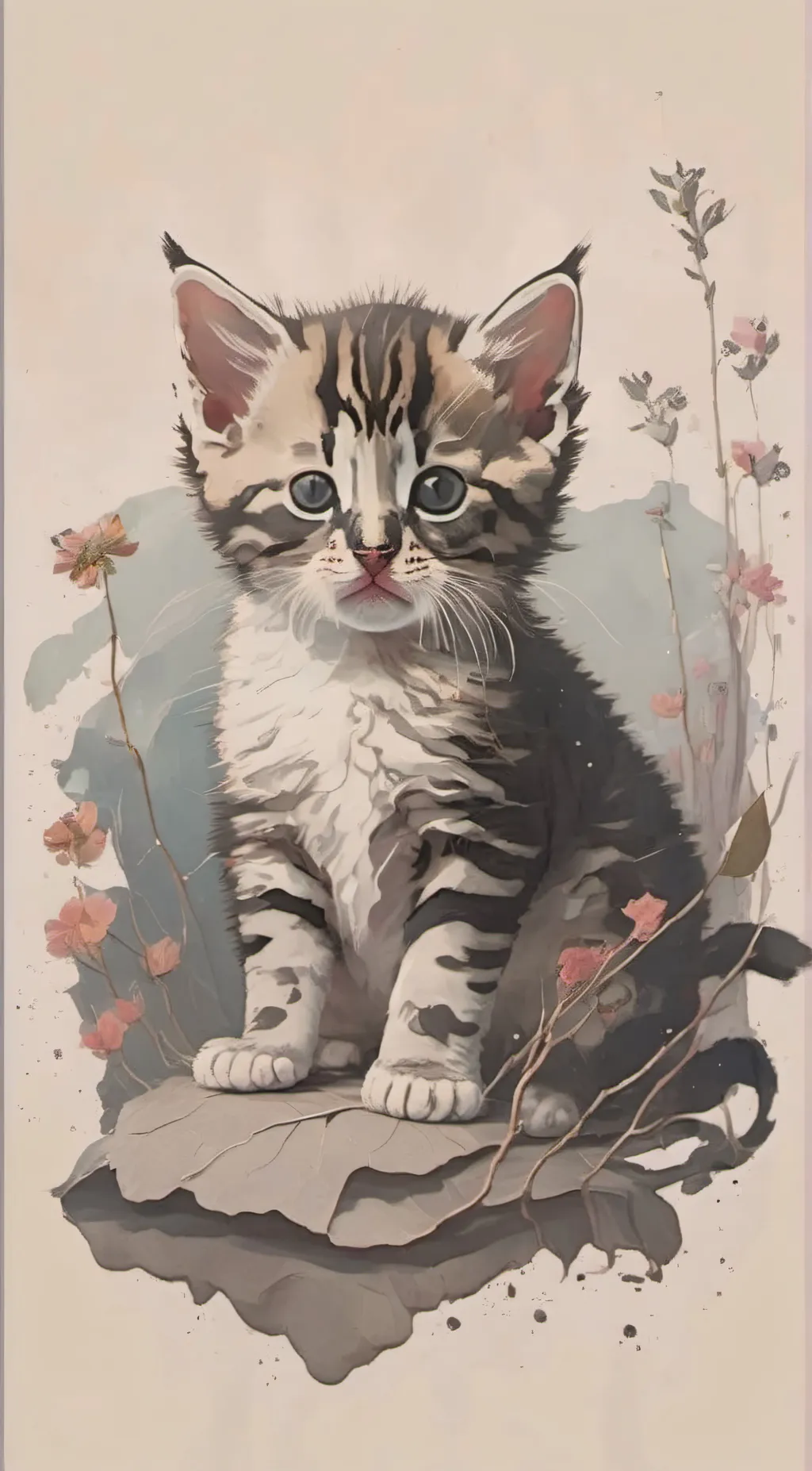 ai character: lover cat background