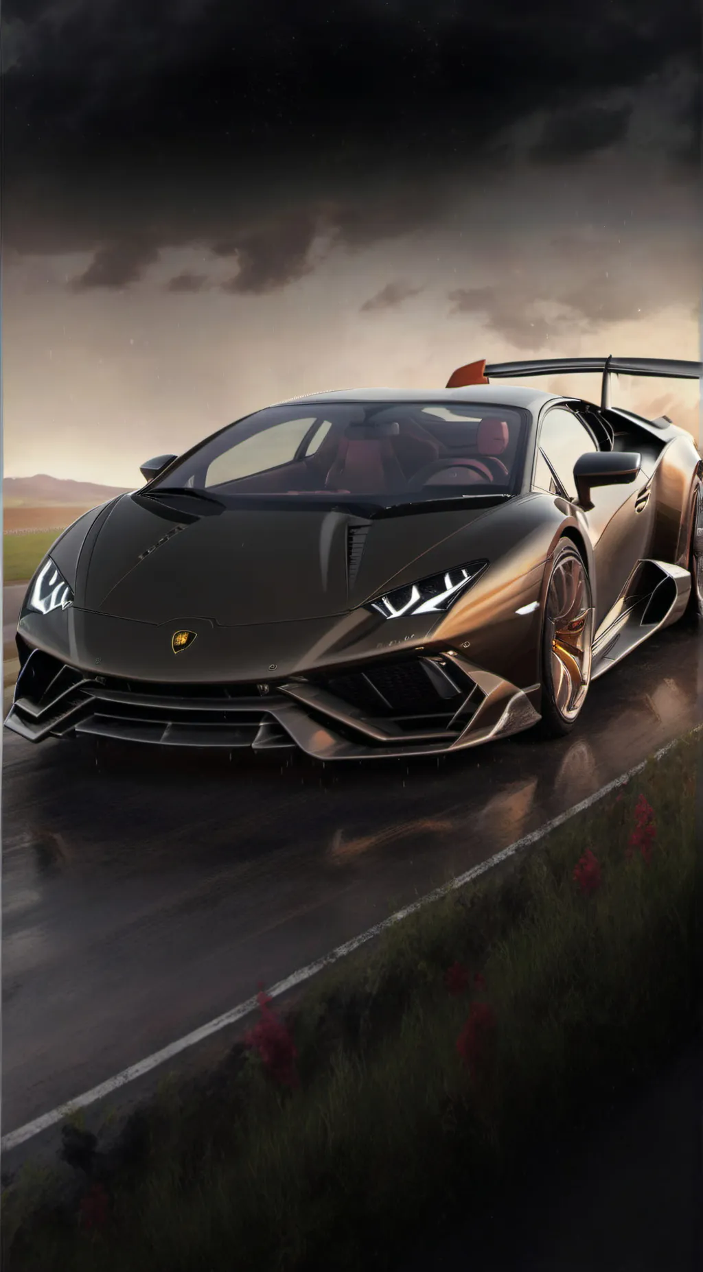 Talkie AI - Chat with black Lamborghini 