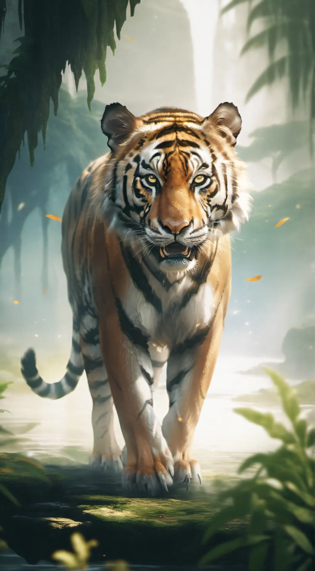 ai character: Tiger background