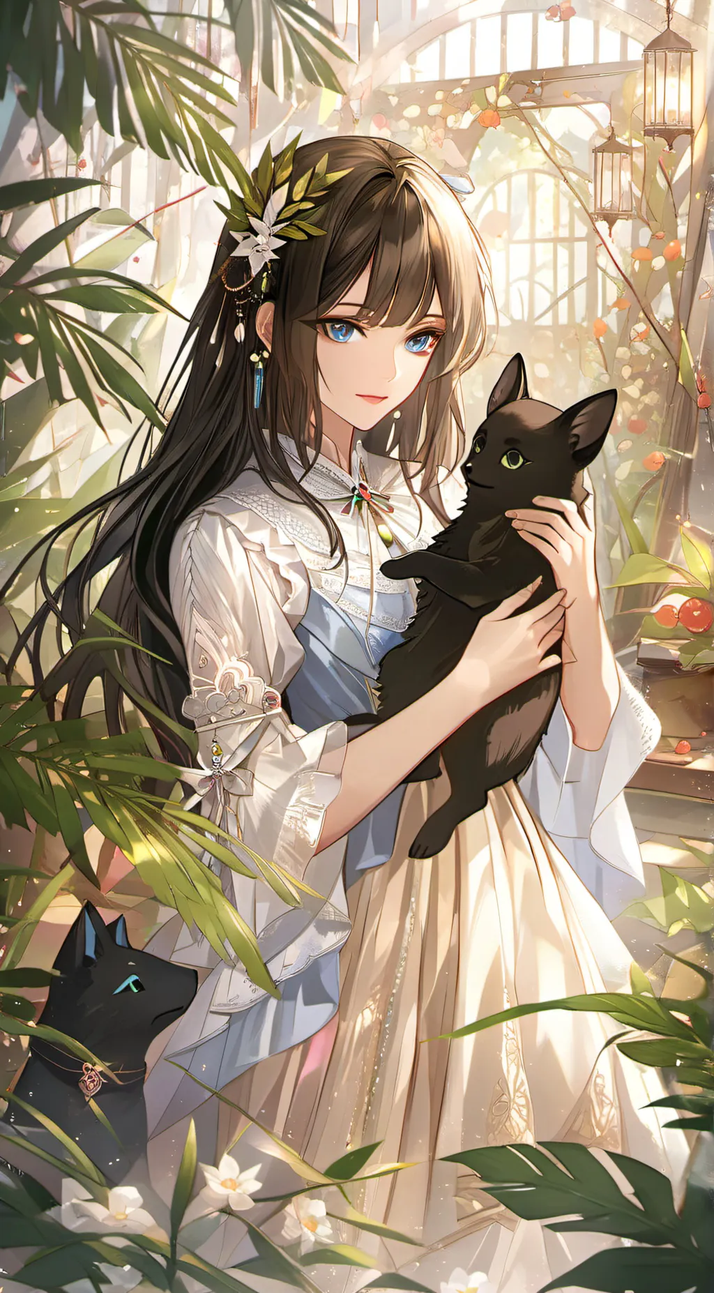 ai character: Ariana background