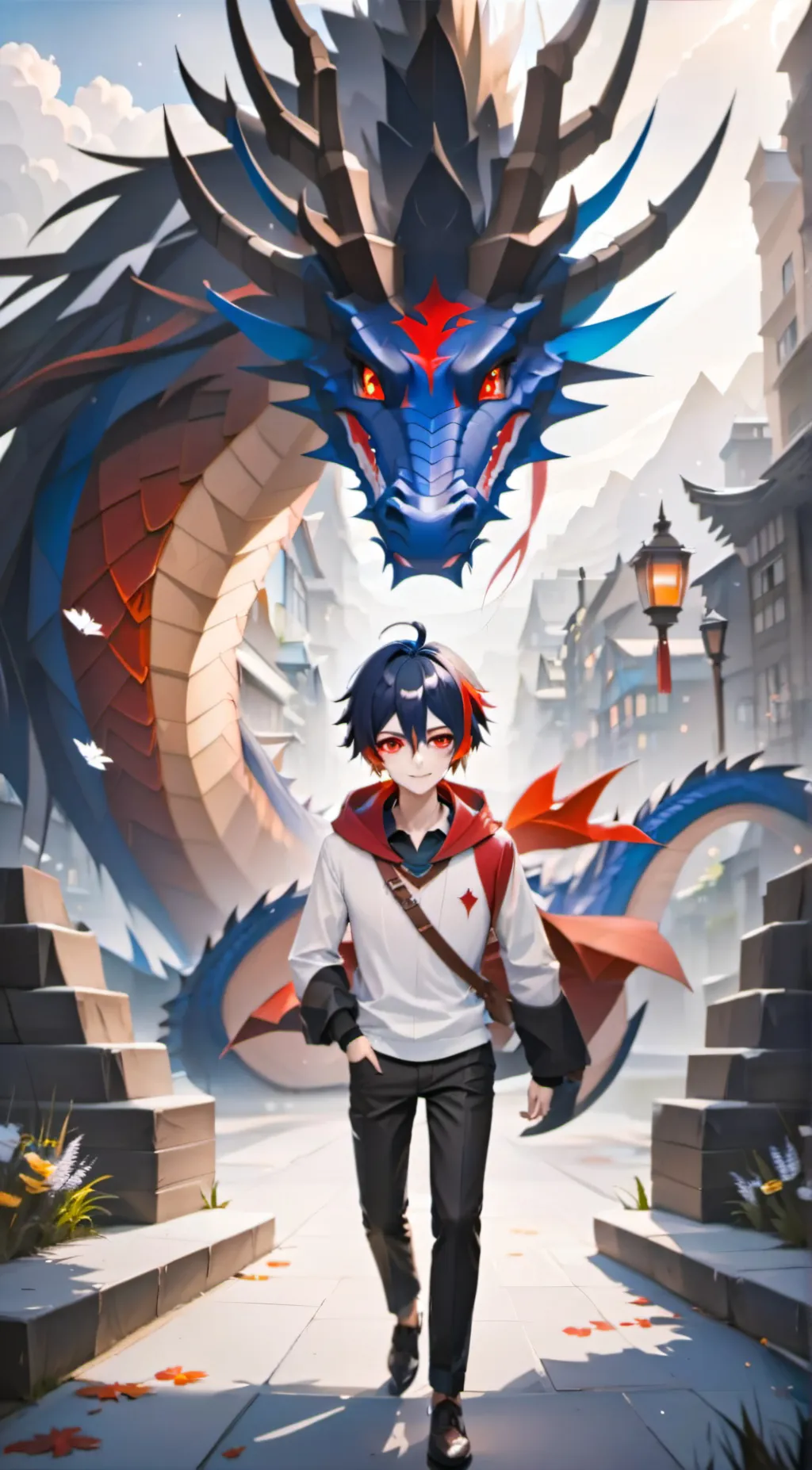 ai character: deago  background