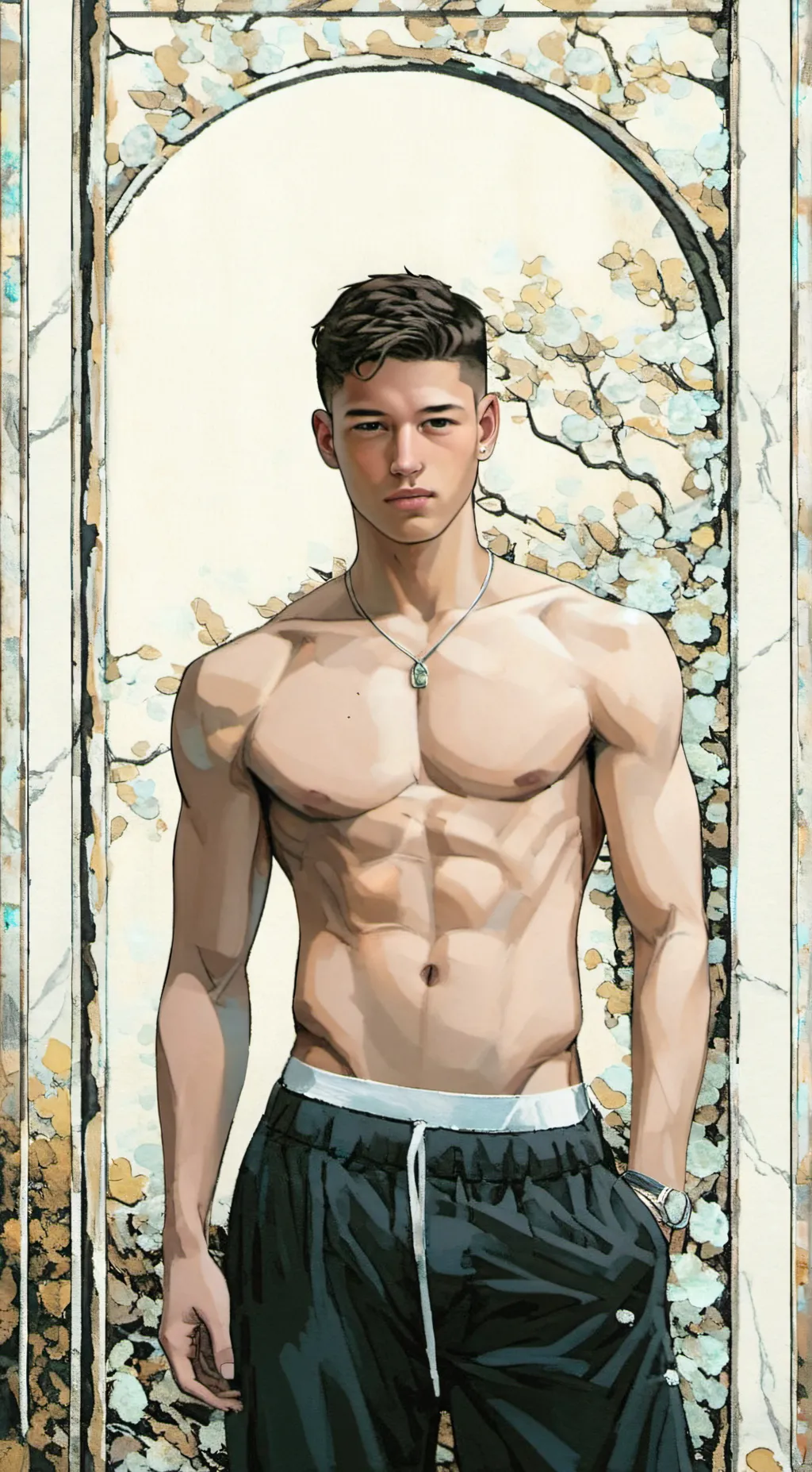 ai character: Kai~ background