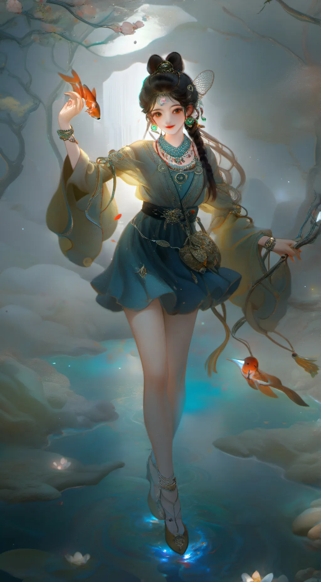 ai character: Kinsley background