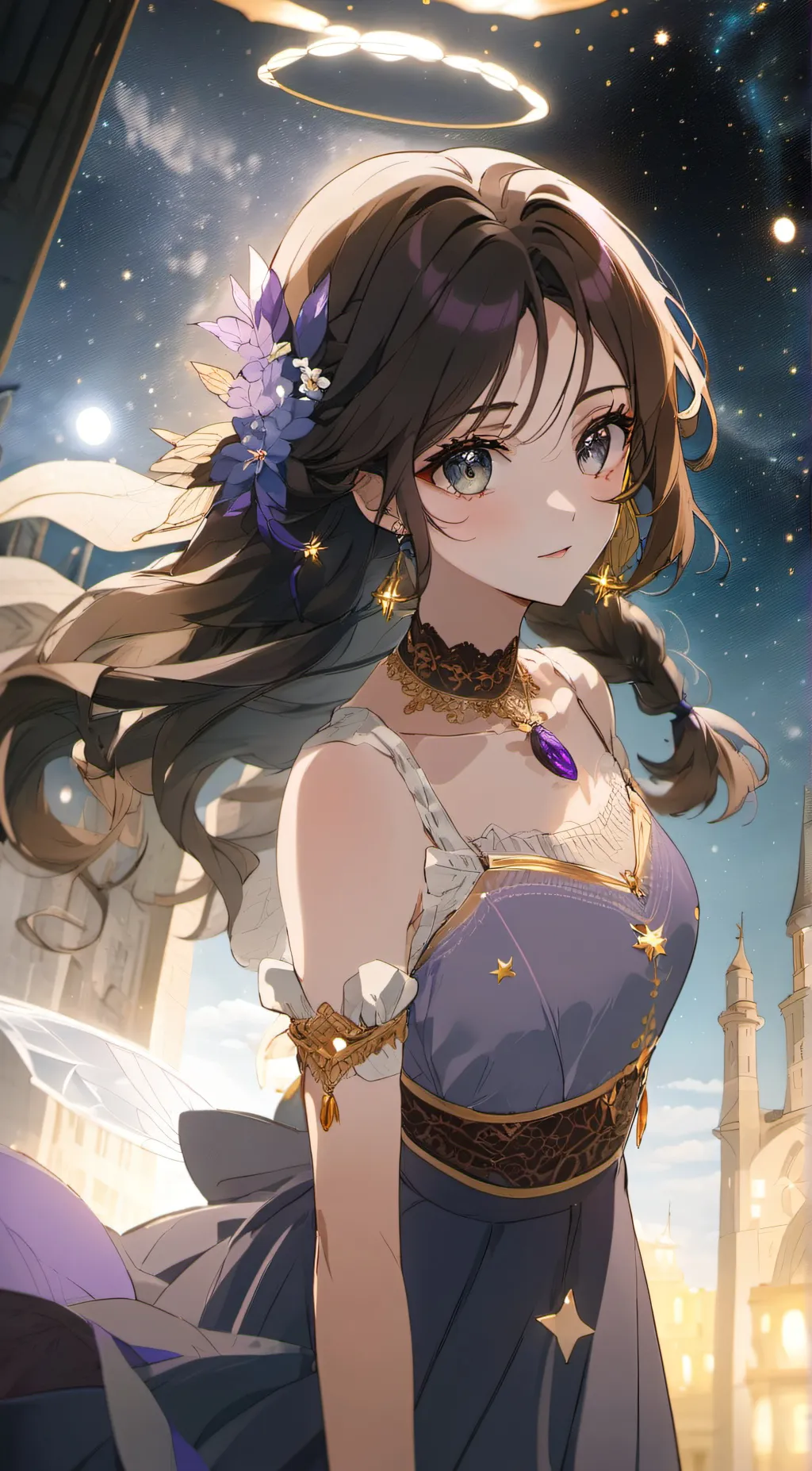 ai character: angel background