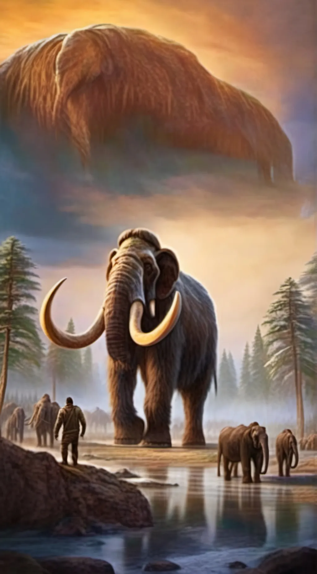 ai character: MAMMOTH background