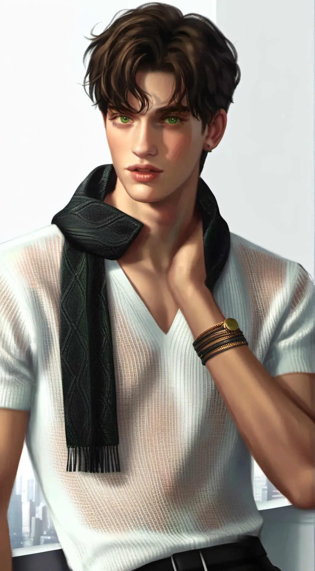 ai character: Harold background