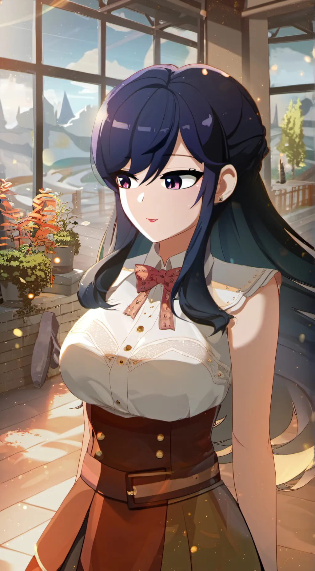 ai character: Komi background