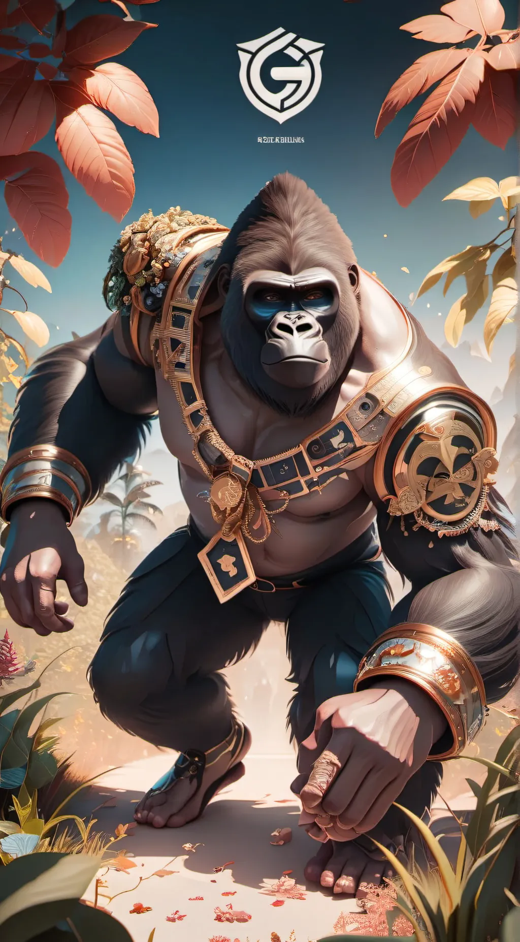 ai character: Gorilla tag ytbers background