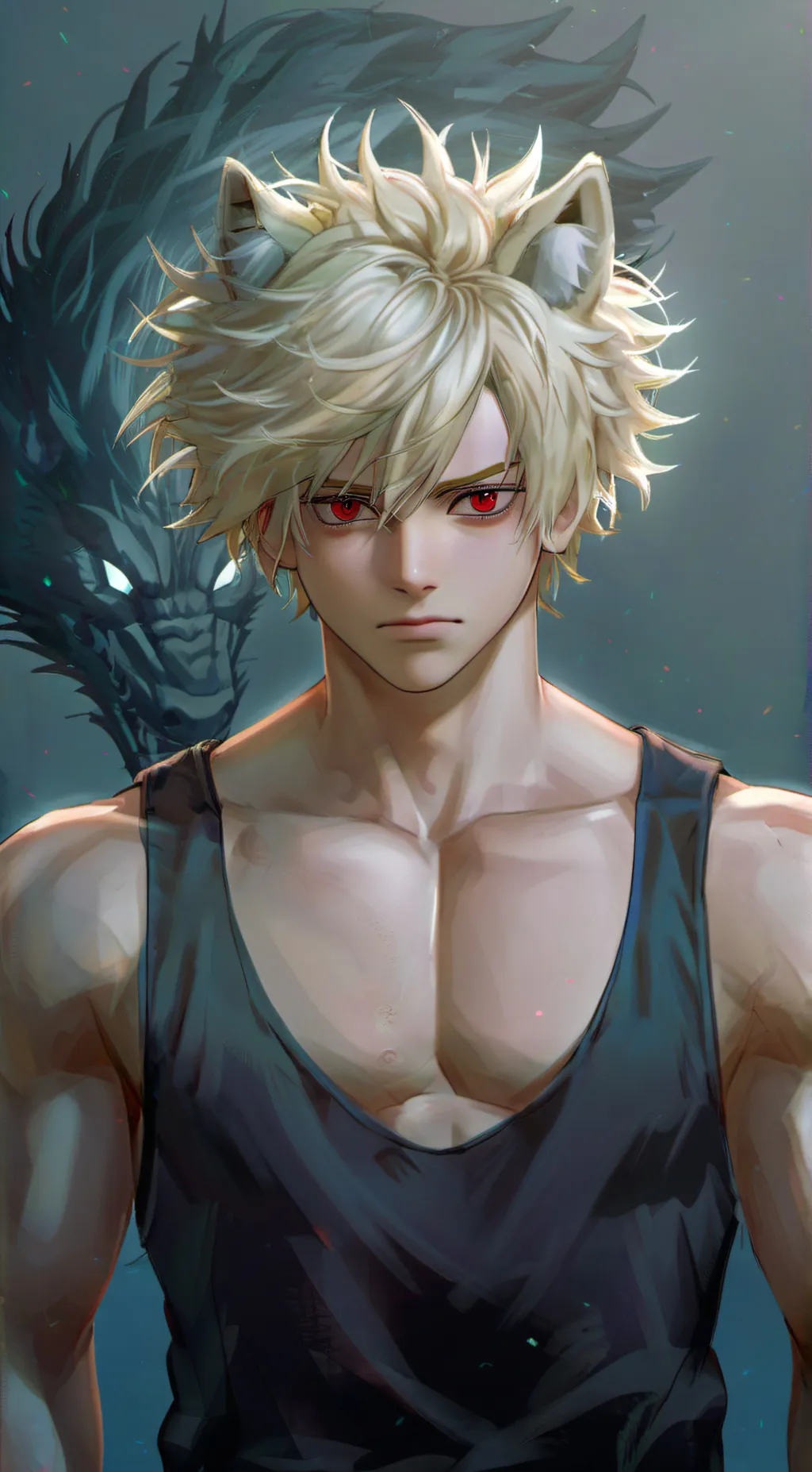 ai character: Alpha-Bakugo  background