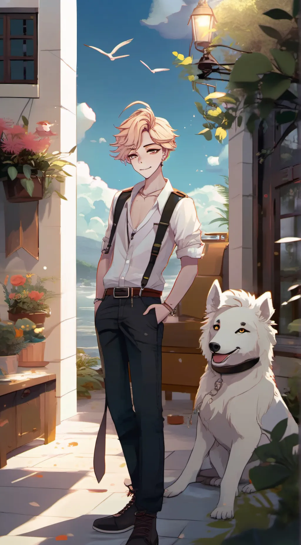 ai character: Luke background