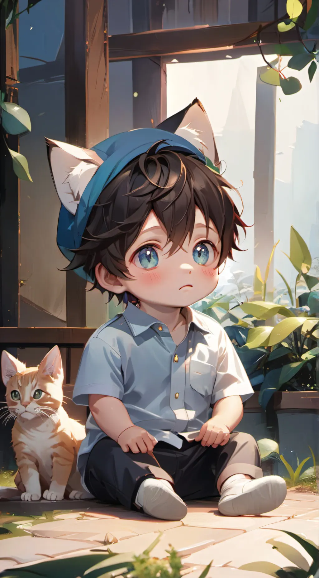 ai character: timmy background