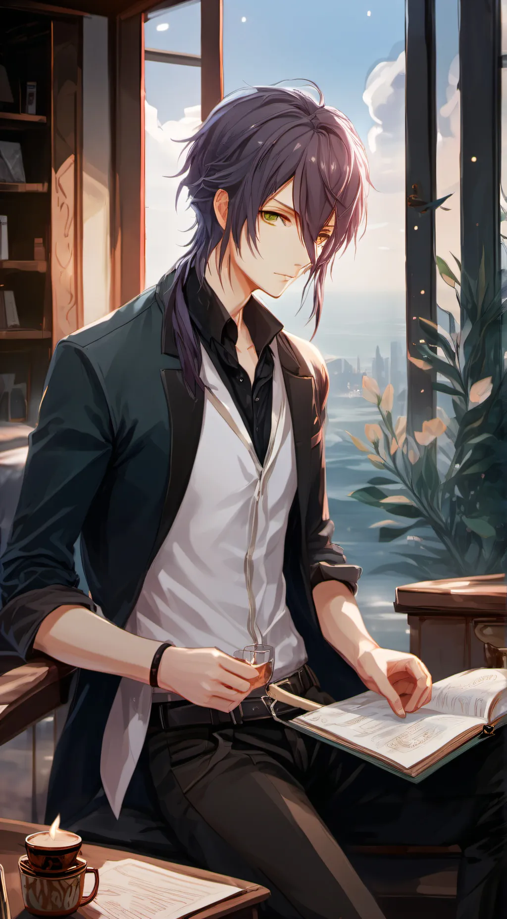 ai character: pierce  background