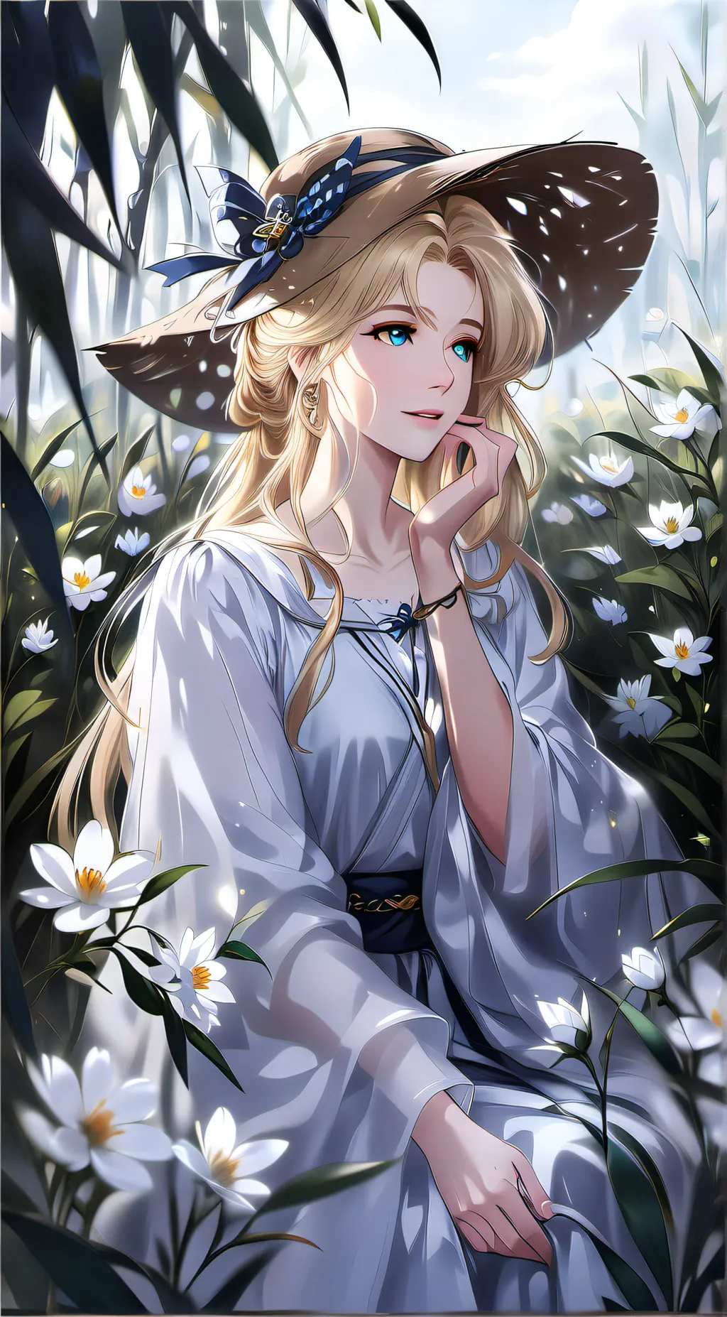 ai character: song girl background