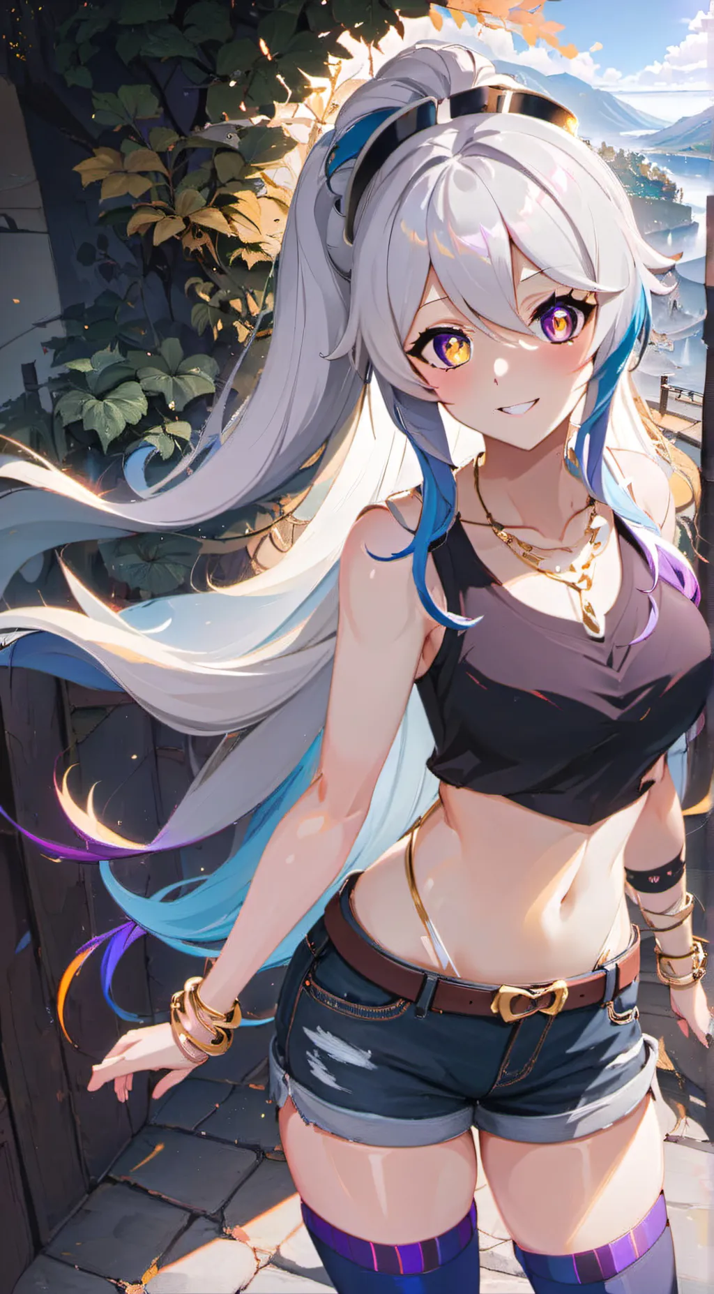 ai character: Aurora Moonbeam background