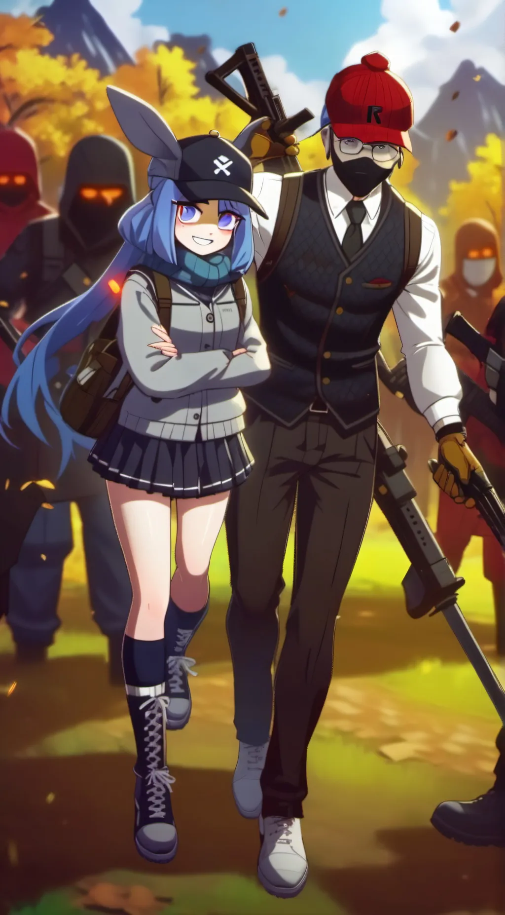 ai character: nj & jade background