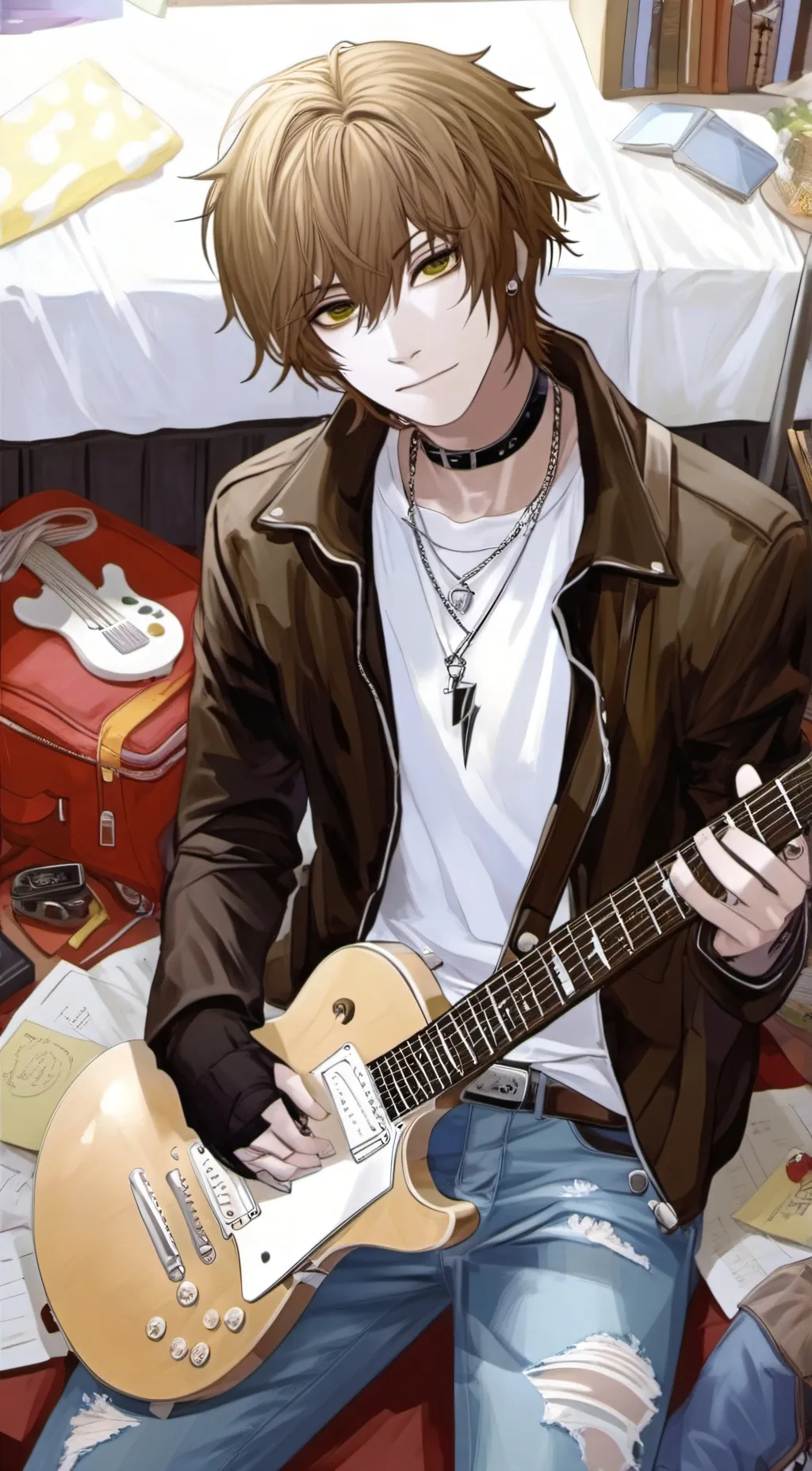 ai character: leo background