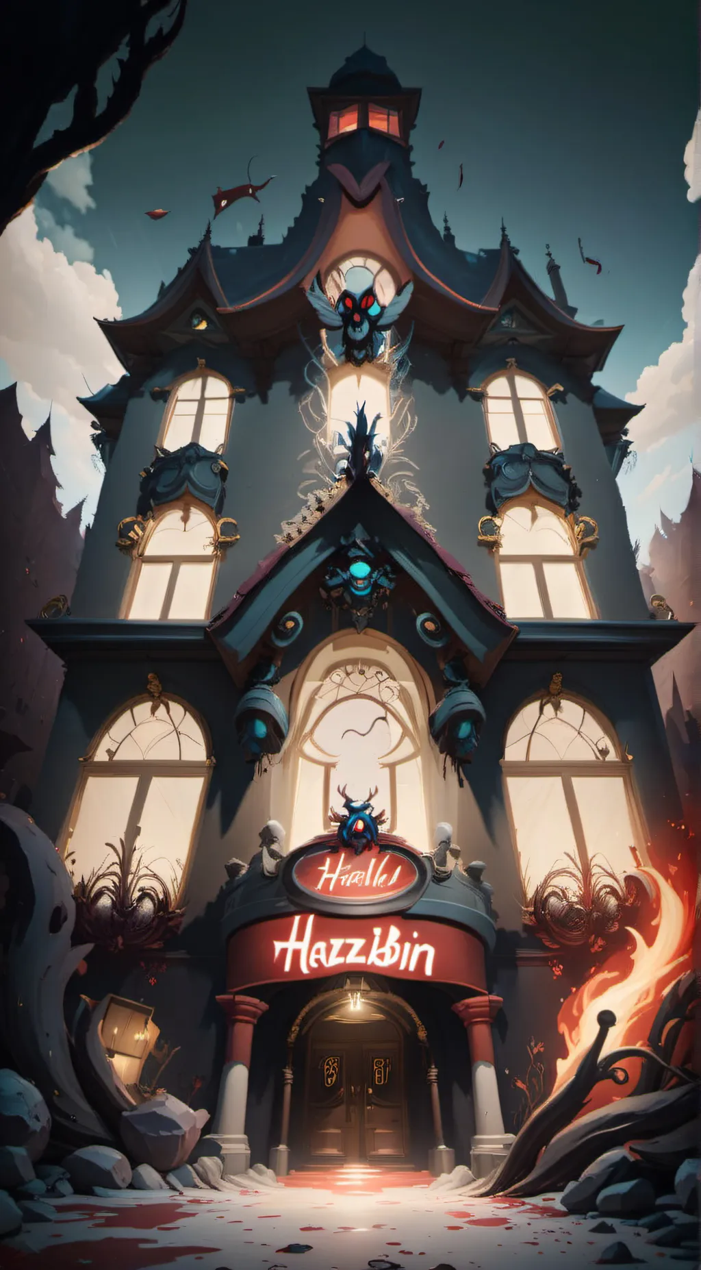 ai character: Hazbin hotel background