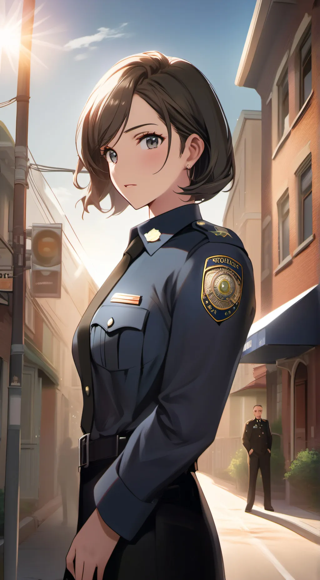 ai character: Chief Charlie  background