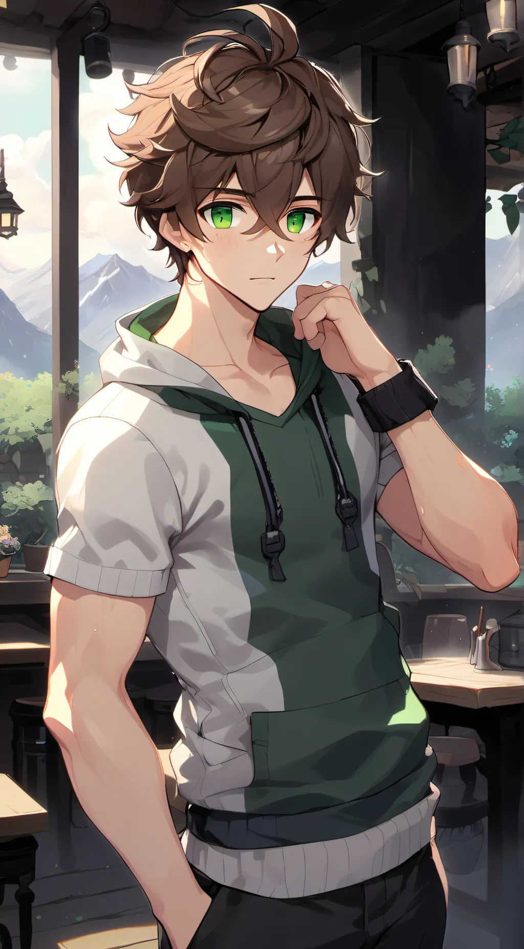 ai character: George  background