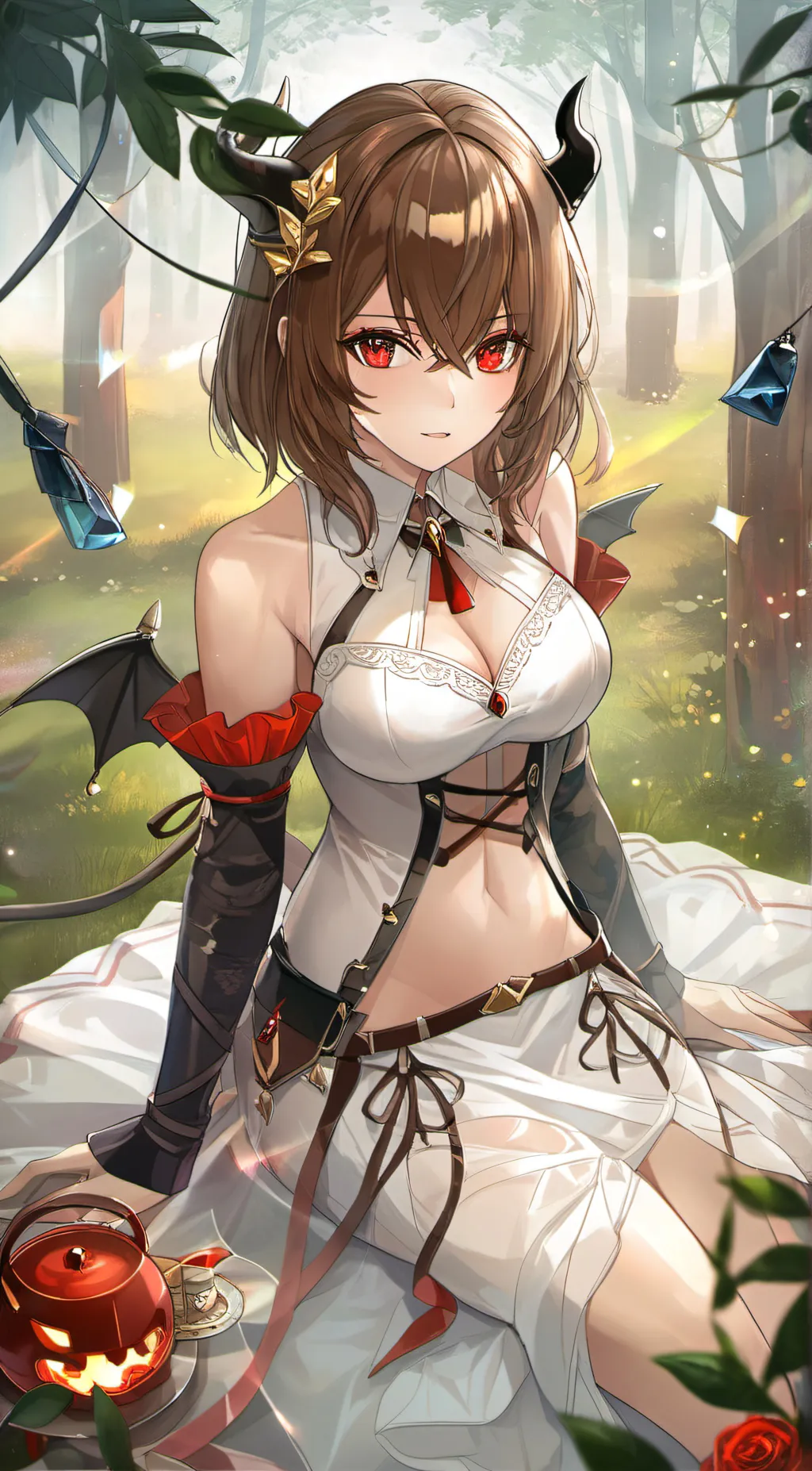 ai character: My girl background