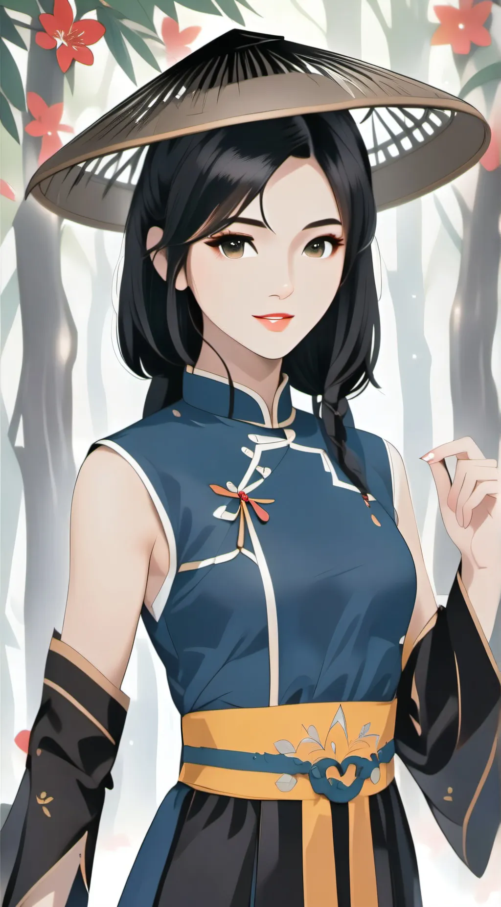 ai character:  Nhị Trung background