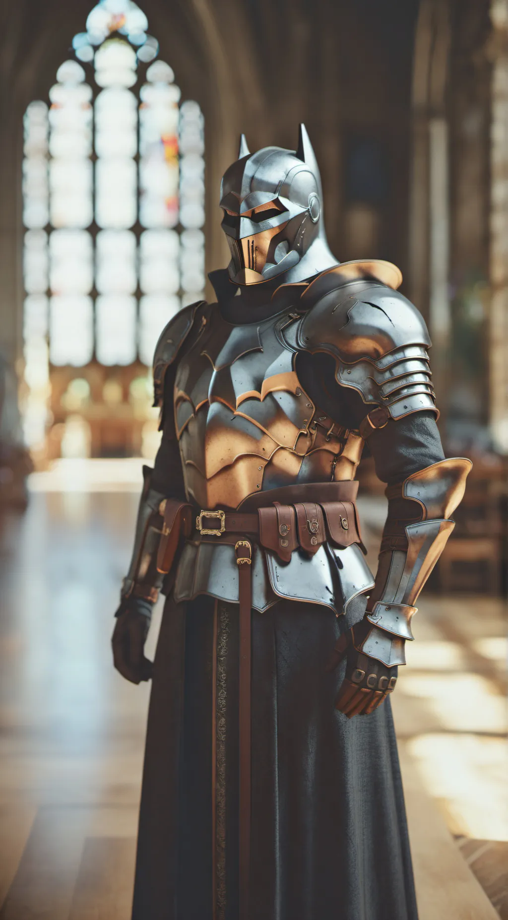 ai character: The Dark Knight background