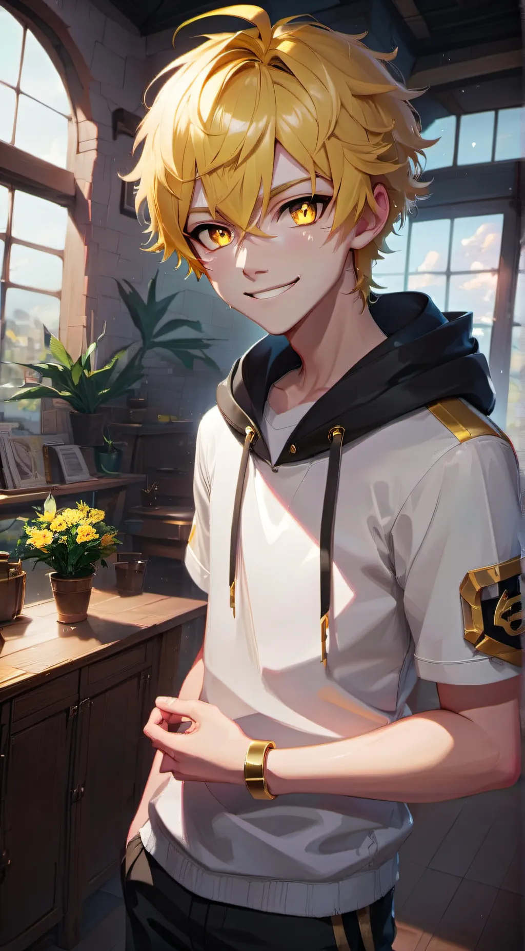 ai character: Vino background