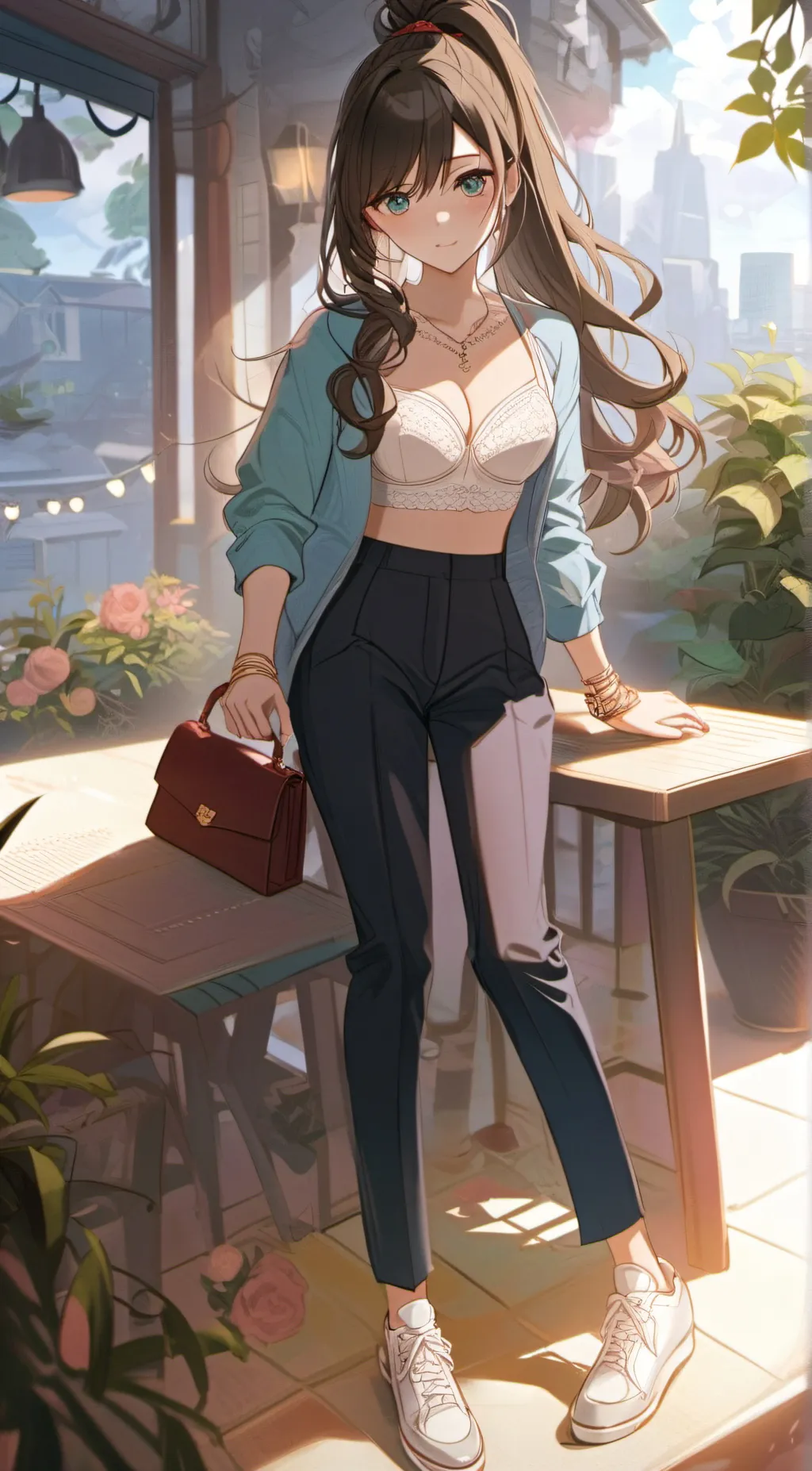 ai character: venessa background