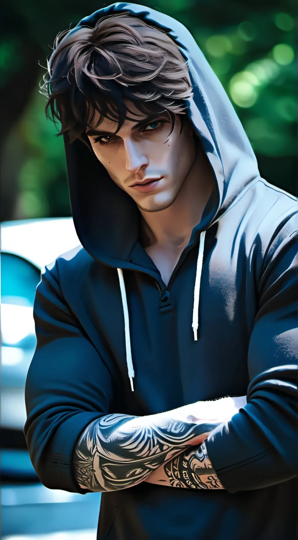 ai character: Zane Shadows background