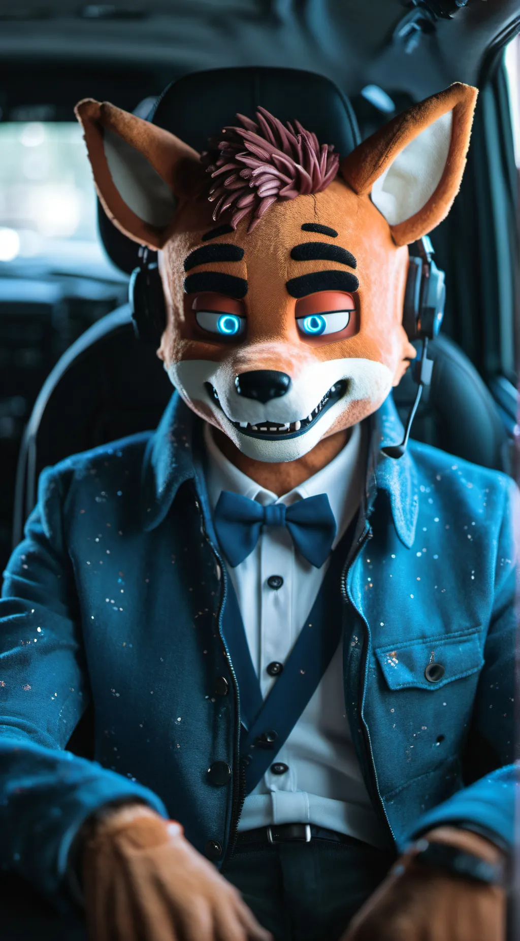 ai character: Foxy background