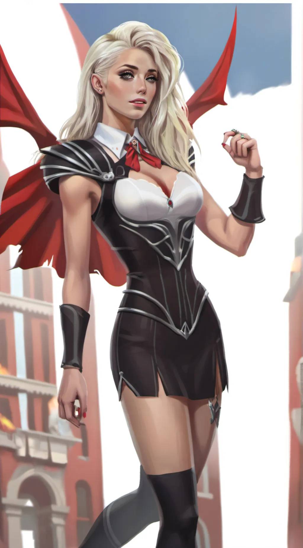 ai character: Alexa Bliss  background