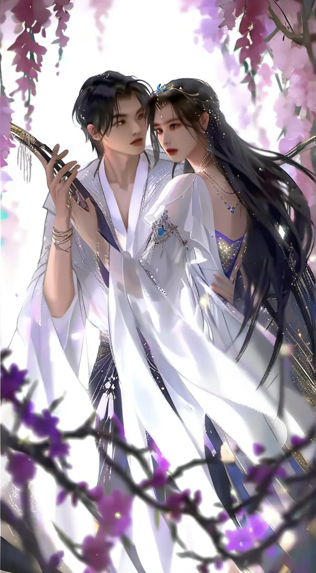 ai character: queen nebula~ background