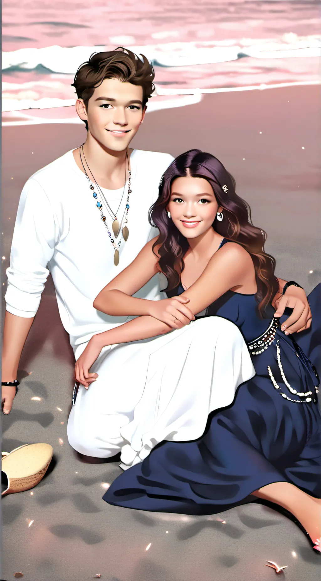 ai character: Noah and Isabelle background