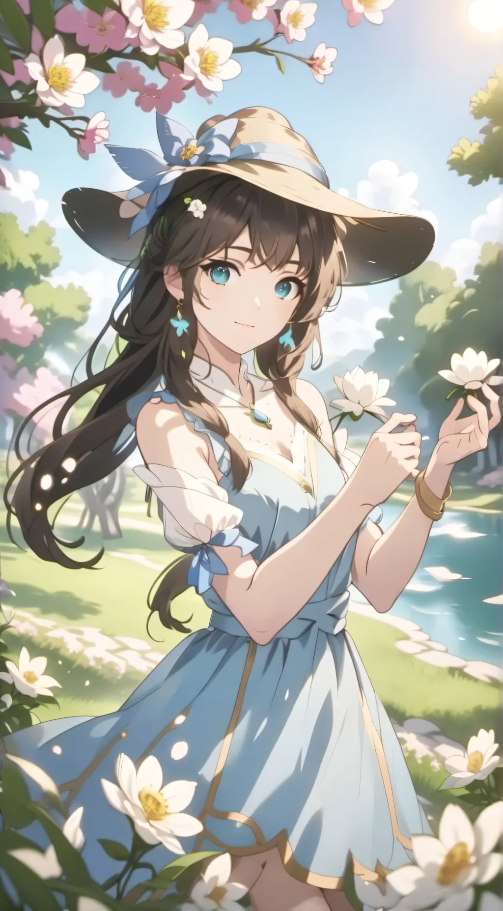 ai character: mya  background