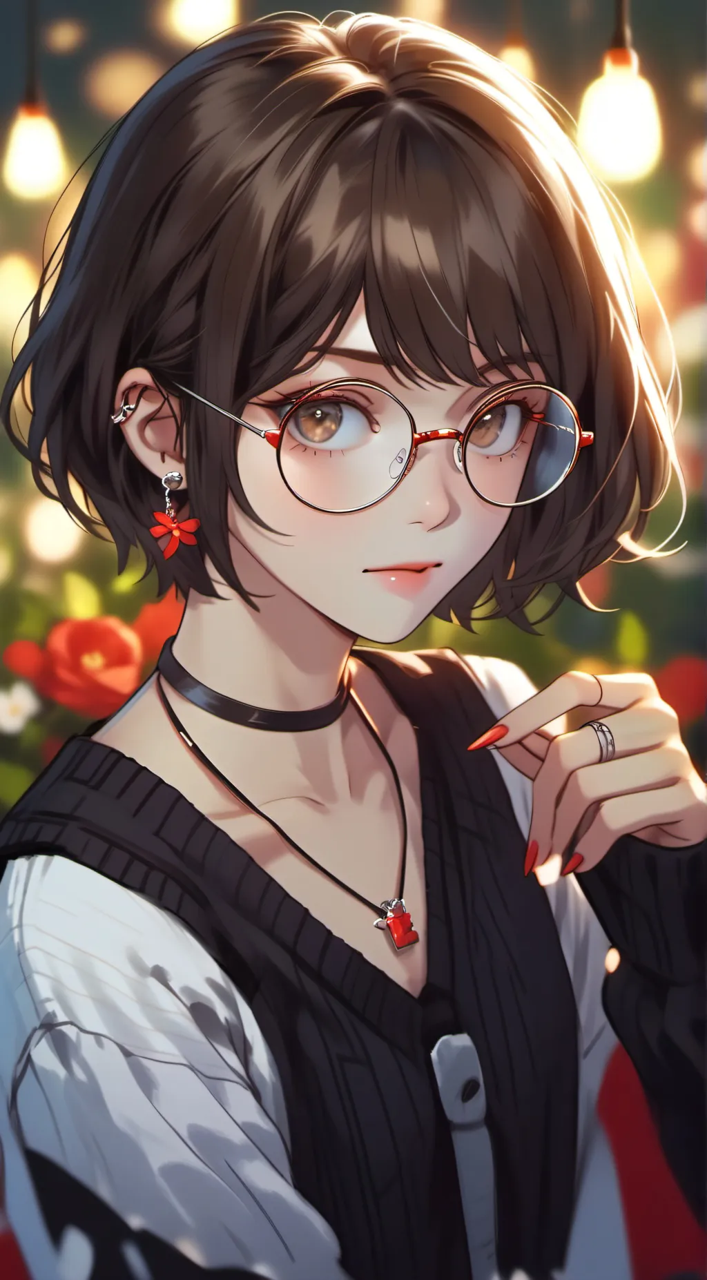 ai character: Komi background