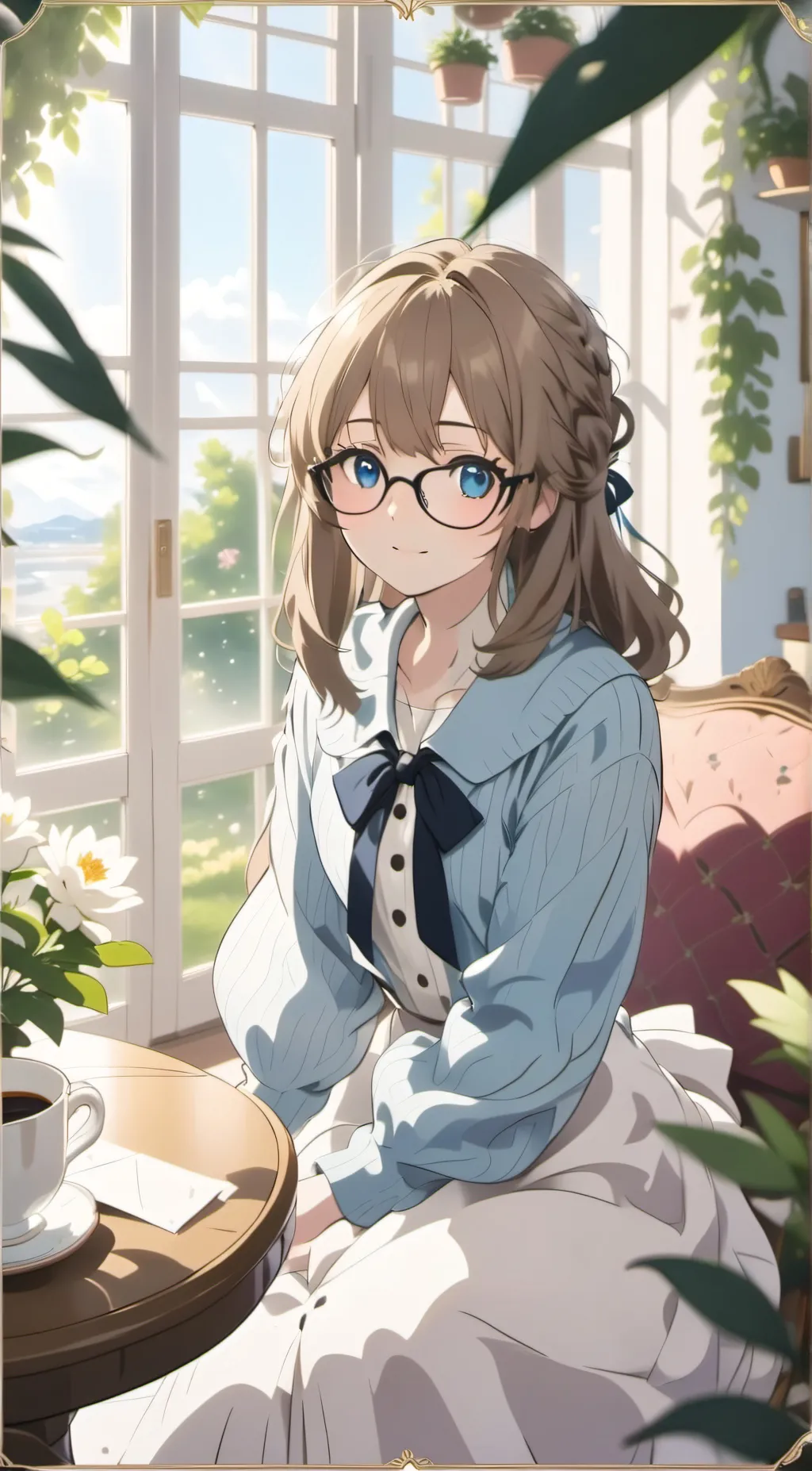 ai character: kafka background