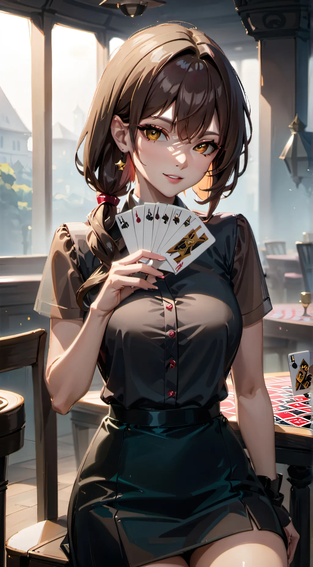 ai character: Laura background