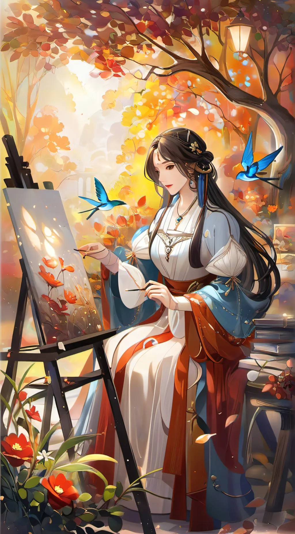 ai character: Amelia background