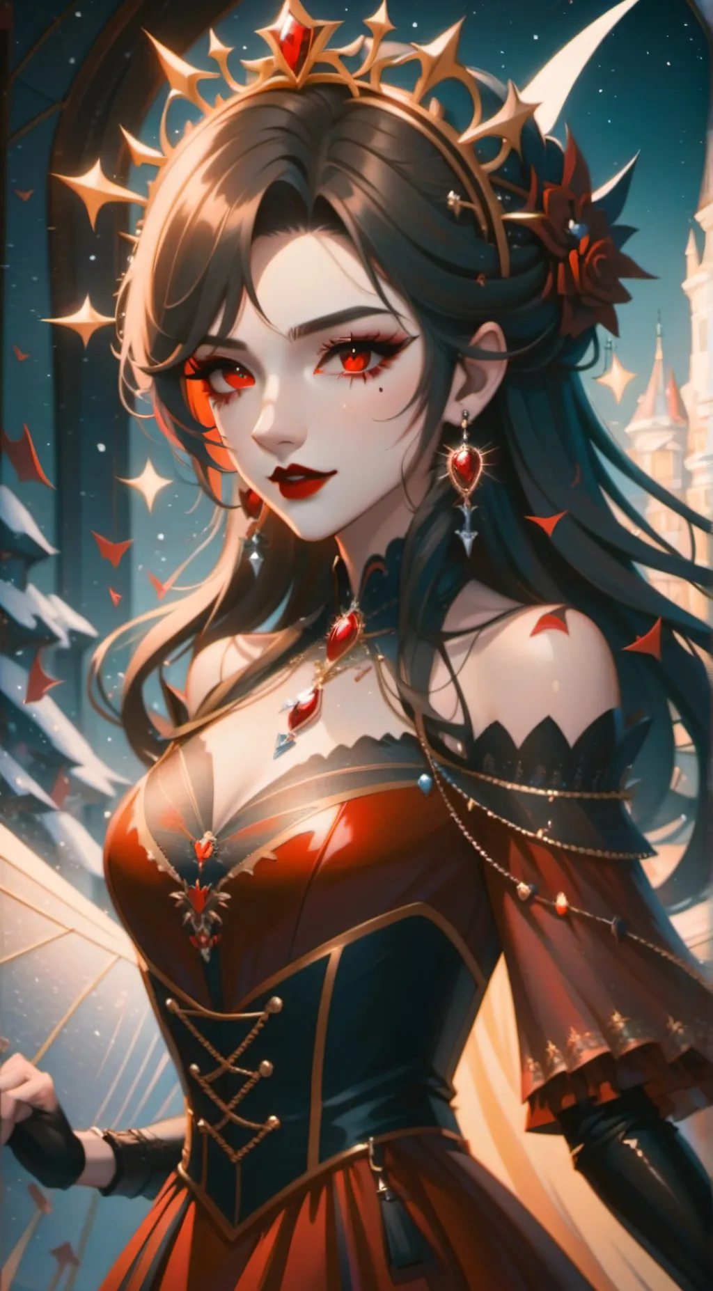 ai character: Vampire Queen background